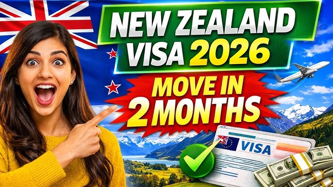 New Zealand Work Visa 2026: Eligibility, Salary Requirements, Fees & How to Apply